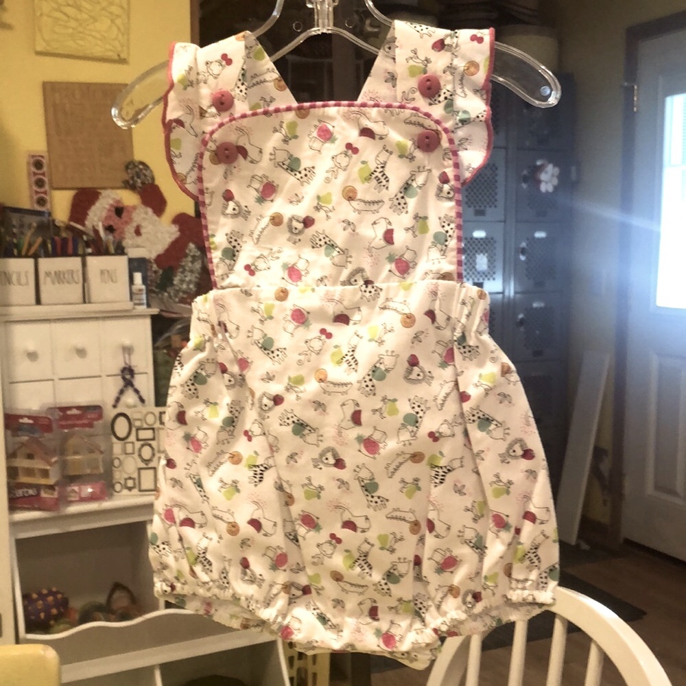 Florence Eiseman Classic Summer Romper Size 3months NEW WITH TAGS